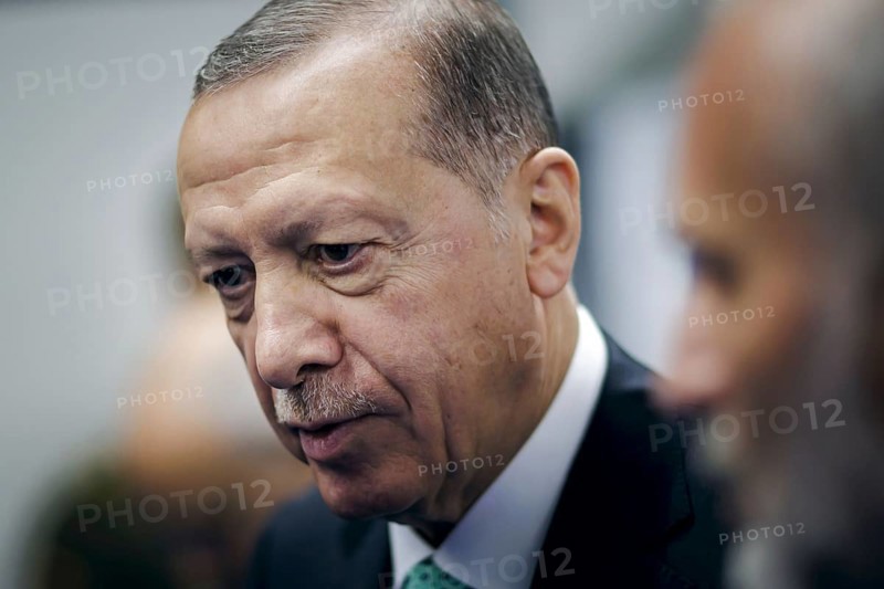 Recep Tayyip Erdogan, President of Turkey, pictured at the NATO summit in Vilnius, Lithuania. Vilnius, 12.07.2023., Vilnius, Lithuania, Europe
