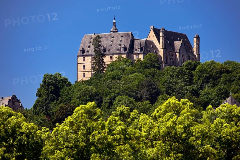 The Landgrave's Castle on the Schlossberg, Marburg an der Lahn, Hesse, Germany, Europe