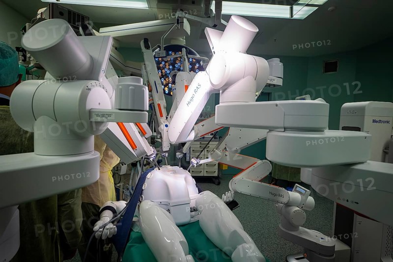 Operating theatre robot HUGO, Dresden, Saxony, Germany, Europe