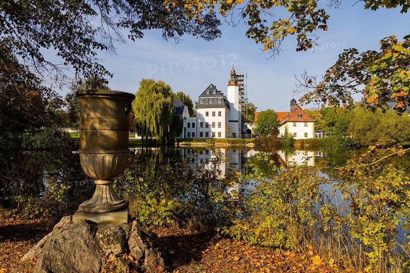 Blankenhain Castle in Blankenhain near Crimmitschau was once part of a knight's estate and, together with the German agriculture Museum on the grounds, is now a unique museum complex in Germany