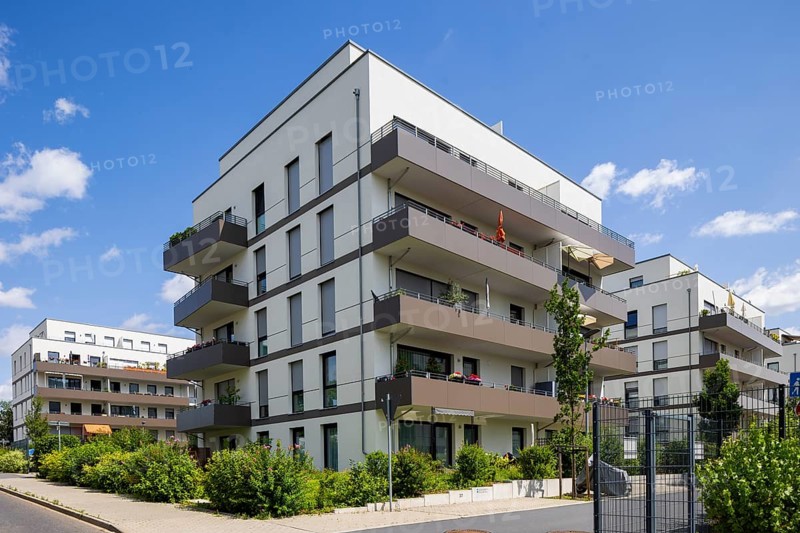 New development area KohlenstraÃŸe on the Dresdner Sühöhe