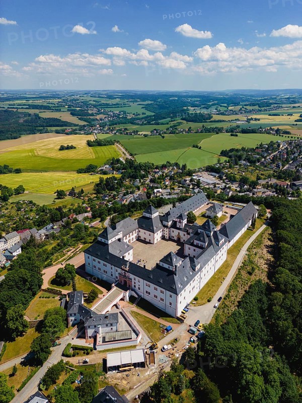 The Renaissance castle of Augustusburg is regarded as the crown of the Ore Mountains