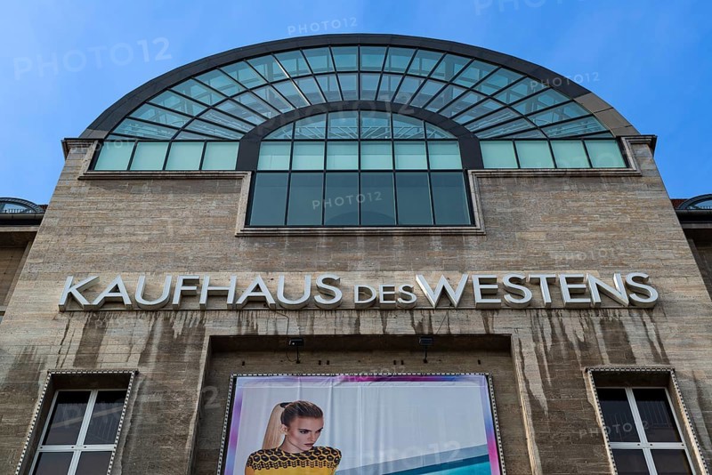 Luxury department stores' KaDeWe, Kaufhaus des Westens, TauentzienstraÃŸe, Berlin, Germany, Europe