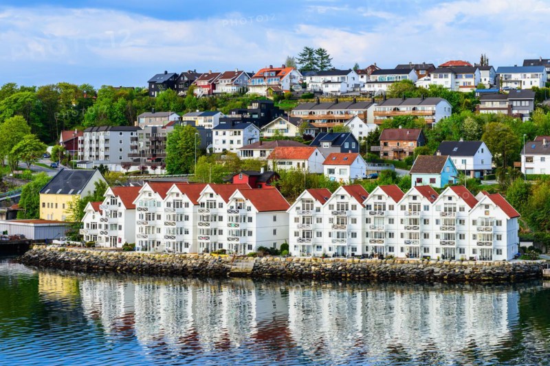 View of STAVANGER, FjordSailing, Stavanger, Boknafjorden, Norway, Europe