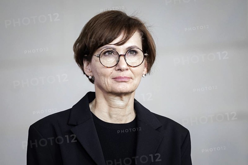 Bettina Stark-Watzinger, Federal Minister of Education and Research, at the handover of the 2024 report by the Commission of Experts for Research and Innovation (EFI) . Berlin, 28 February 2024