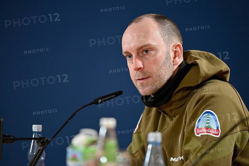 Press conference PK Coach Ole Werner SV Werder Bremen SVW MHPArena, MHP Arena Stuttgart, Baden-Württemberg, Germany, Europe