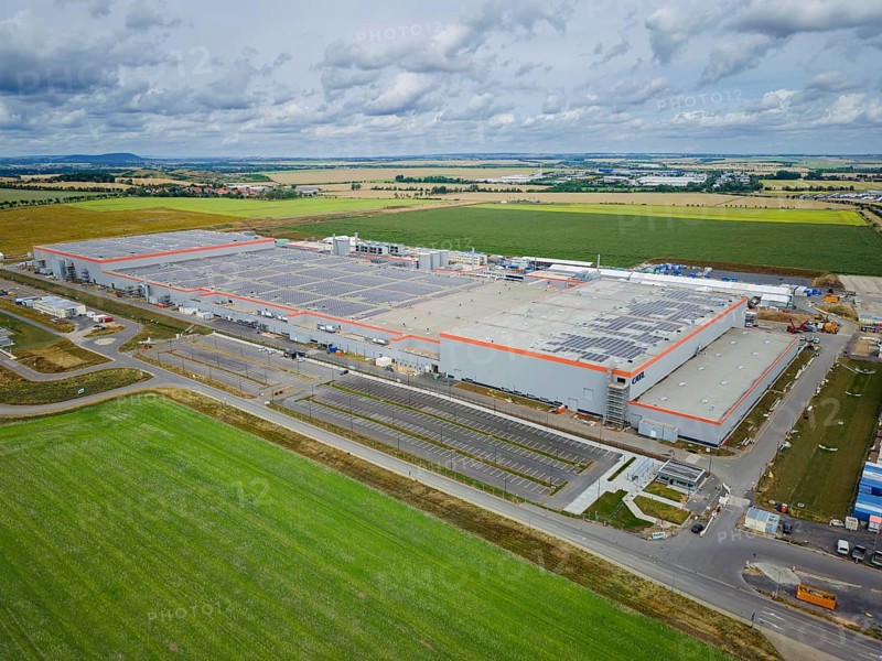 Battery plant of the Chinese company CATL in Arnstadt, Thuringia