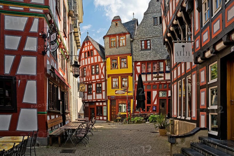 Half-timbered houses in the historic old town, Deutsche Fachwerkstrasse, Limburg an der Lahn, Hesse, Germany, Europe