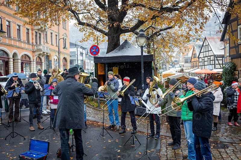 The Elbhangfest Christmas market on Körnerplatz is still an insider's tip in Dresden's Christmas scene