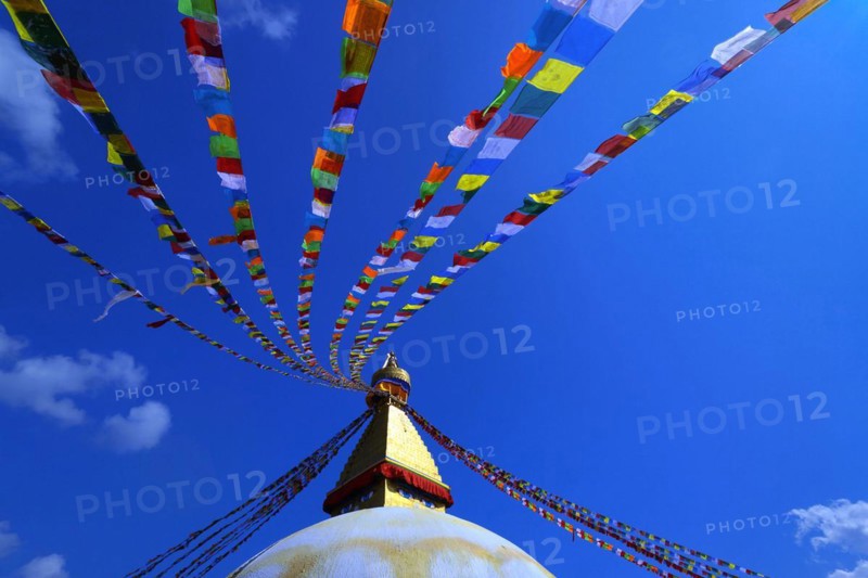 Nepal, Himalaya, Kathmandu, Bodnath Stupa, Buddha Stupa, Bodnath, Kathmandu, Nepal, Asia