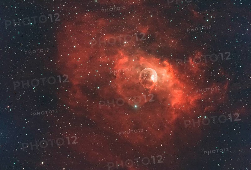 NGC7635, Sharpless 162 or Caldwell 11, Bubble Nebula, Bubble Nebula is an emission nebula and HII region in the constellation of Cassiopeia in the northern starry sky