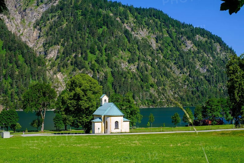 Seehof Chapel, Achenkirch, Achensee, Tyrol, Austria, Europe