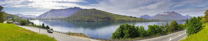 Lake Wakatipu, Queenstown, Otago, New Zealand, Oceania