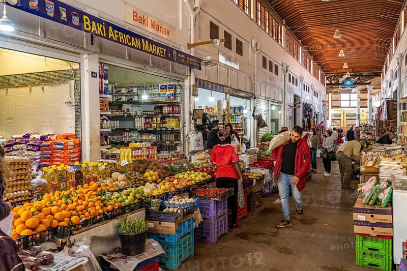 Bandabulya Municipal Market in North Nicosia or Lefkosa, Turkish Republic of Northern Cyprus