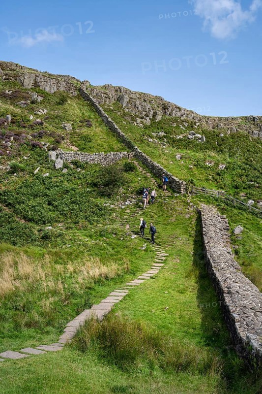 Steel Rig, Hadrian's Wall, Haltwhistle, Northumberland, England, United Kingdom, Europe