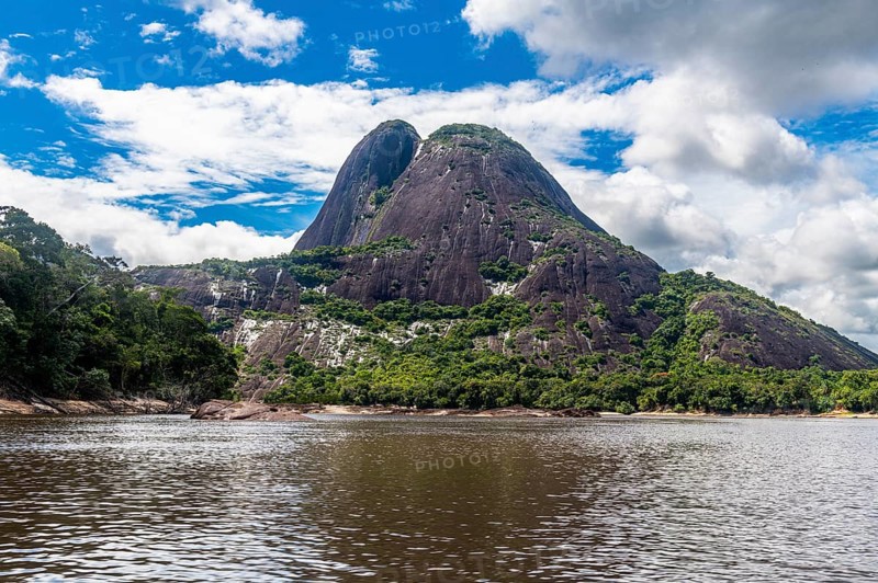 Huge granite hills, Cerros de Mavecure, Eastern Colombia