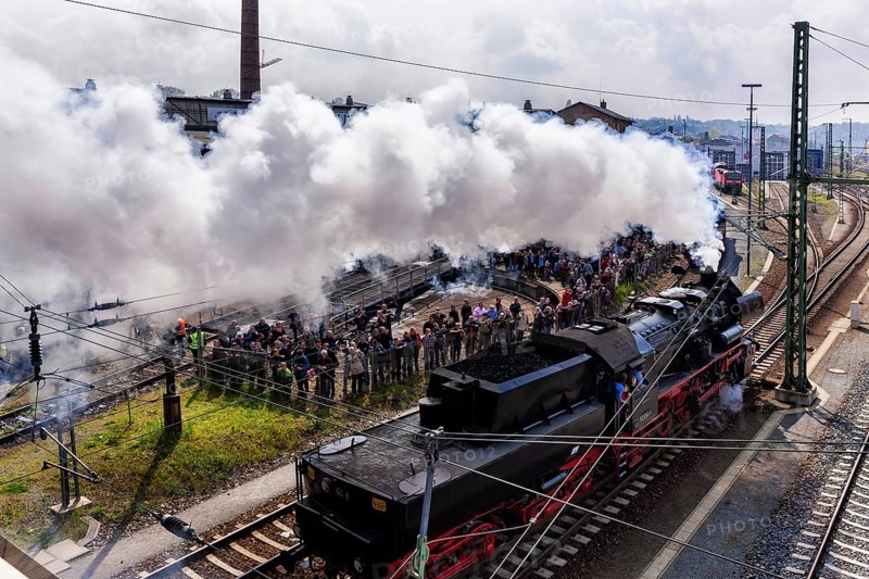 Dresden Steam Locomotive Meeting, 11 to 13 April 2014, around the Dresden-Altstadt depot, Numerous steam locomotives from all over Germany will be presenting themselves. The Dresden-Altstadt depot is a former railway depot in Dresden. Today, only a few parts of the original facilities remain. Today, the Dresden-Altstadt Railway Museum is located there