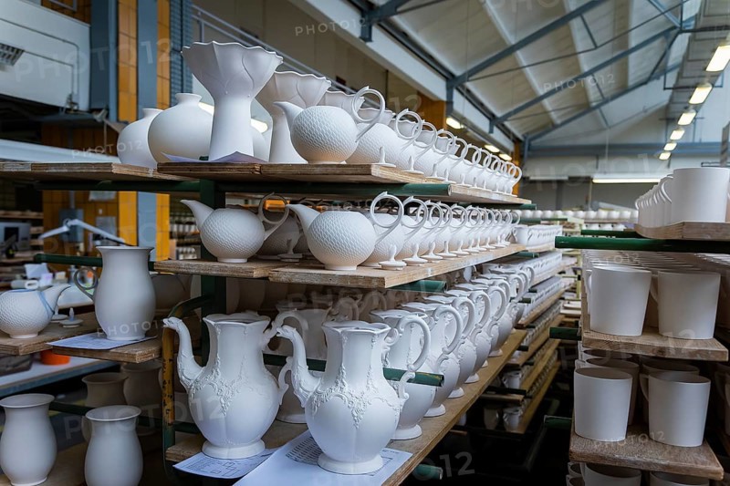 Meissen is the oldest porcelain manufactory in Europe and has stood for unique craftsmanship since its foundation in 1710. Kiln hall with blanks