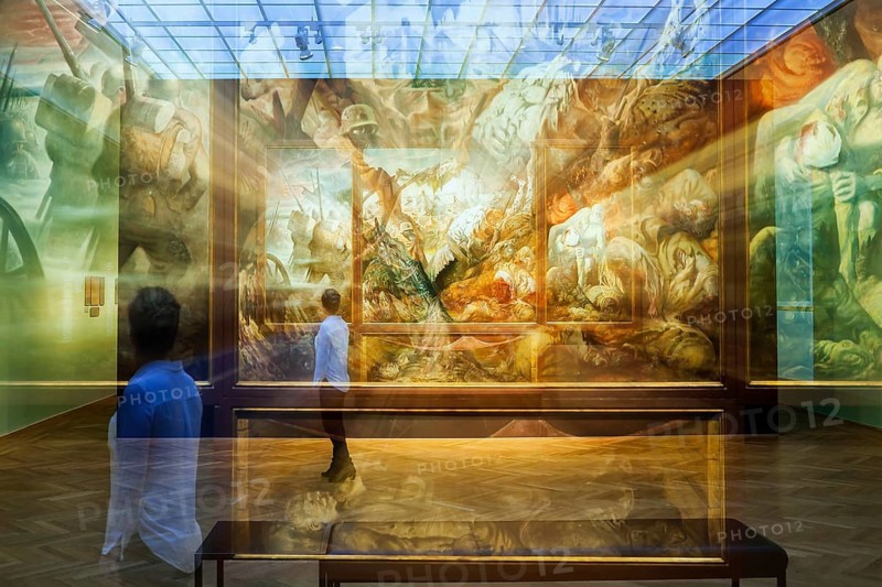 Otto Dix.The War - The Dresden Triptych Exhibition at the Albertinum