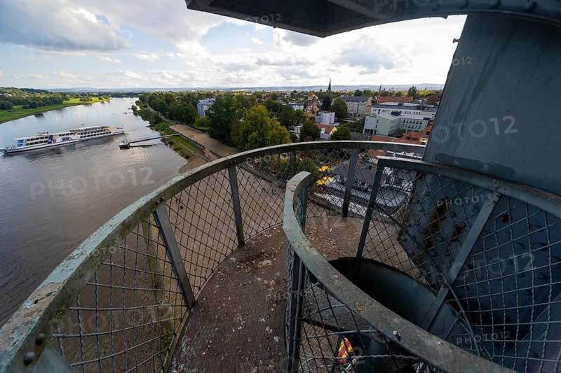 Elbe Bridge Blue Wonder
