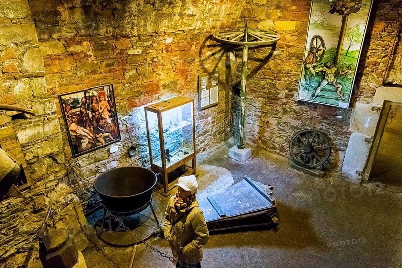 Augustusburg Palace, dungeon with torture chamber