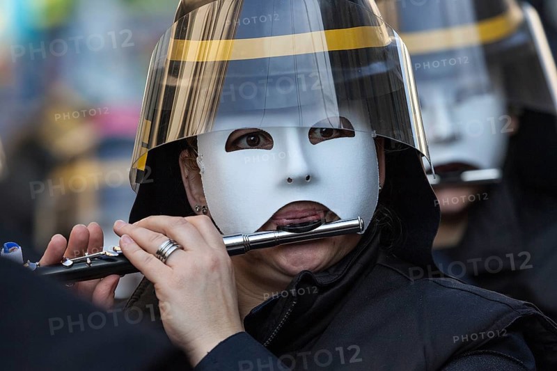 Basler Künstlerlarven, masks, Basler Fasnet parade, Basler Fasnacht, Basel, Switzerland, Europe