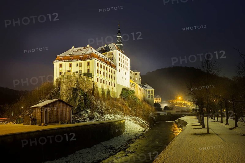 Weesenstein Castle in Winter