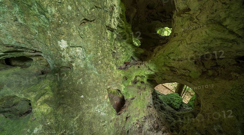 Geotope, cave with several levels, GöÃŸweinstein, Franconian Switzerland, Upper Franconia, Franconia, Bavaria, Germany, Europe