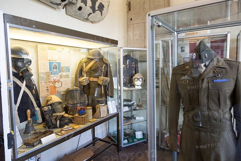 World war two military display at Littlecote House Hotel, Hungerford, Berkshire, England, UK