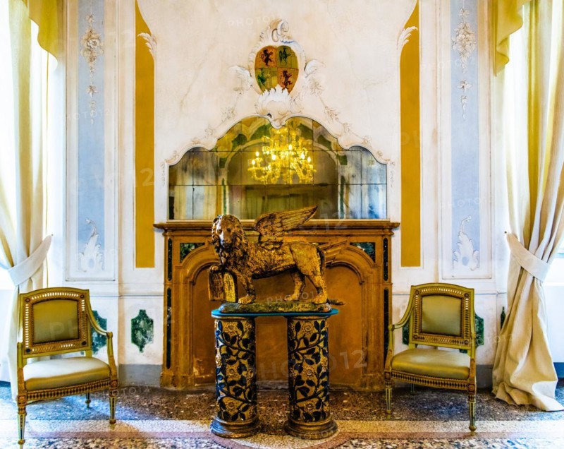 Villa Manin from the 17th century, residence of Ludovico Manin, the last Doge of Venice, Codroipo, Friuli, Italy, Codroipo, Friuli, Italy, Europe
