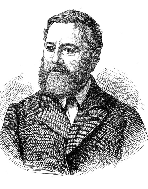 Johannes Scherr (3 October 1817, 21 November 1886) was a German cultural historian and writer, Historical, digital reproduction of an original from the 19th century