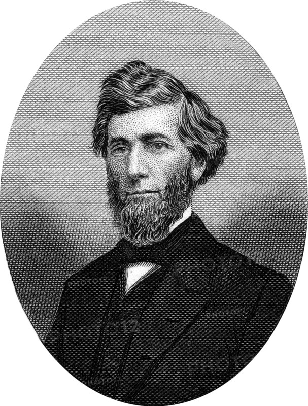 Engraving of Reuben Eaton Fenton (July 4, 1819 â€“ August 25, 1885), an American merchant and politician from New York. Original engraving by John Buttre, circa 1866
