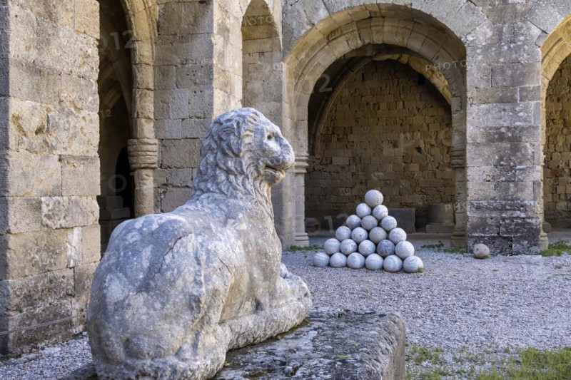Archaeological Museum, former hospital of the Order of St John, 15th century, Old Town, Rhodes Town, Greece, Europe