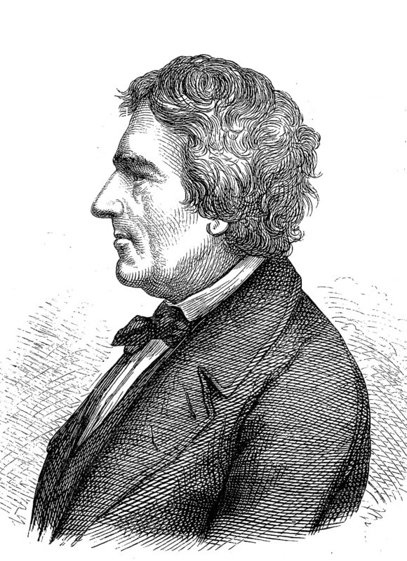 Johann Smidt, 5 November 1773, 7 May 1857, a German politician and theologian who worked primarily in the Hanseatic city of Bremen. He was the founder of Bremerhaven and is considered one of the most important statesmen of Bremen, Historical, digital reproduction of an original from the 19th century