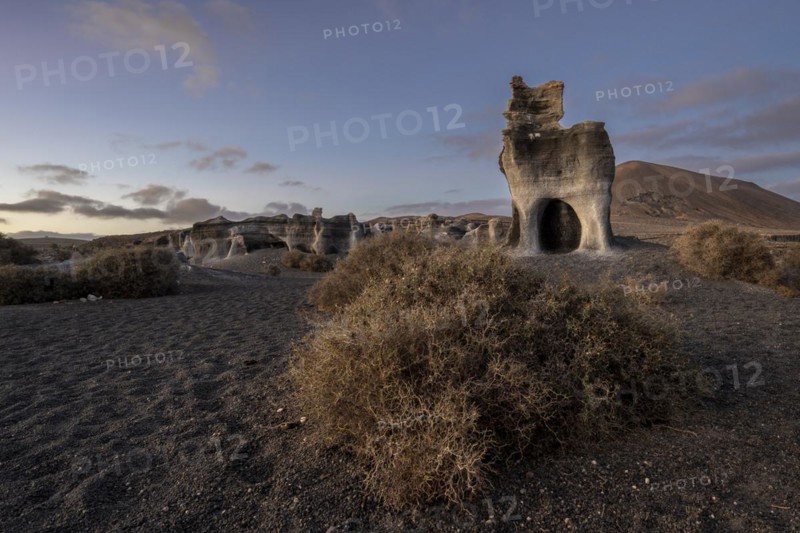 Stratified City, Ciudad estraticicada, Antigua Rofera de Teseguite, Lanzarote, Canary Islands, Spain, Europe