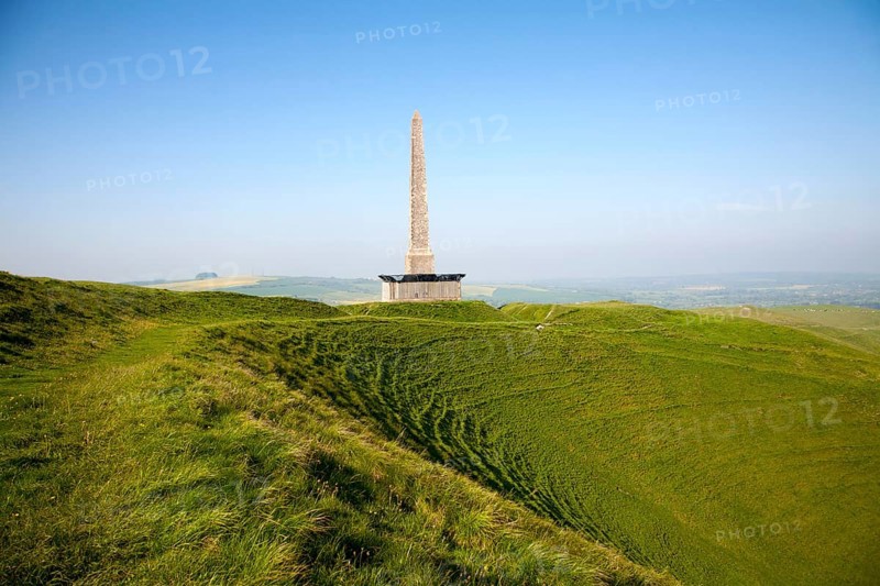 Lansdowne Monument or Cherhill Monument, near Cherhill in Wiltshire, England, UK