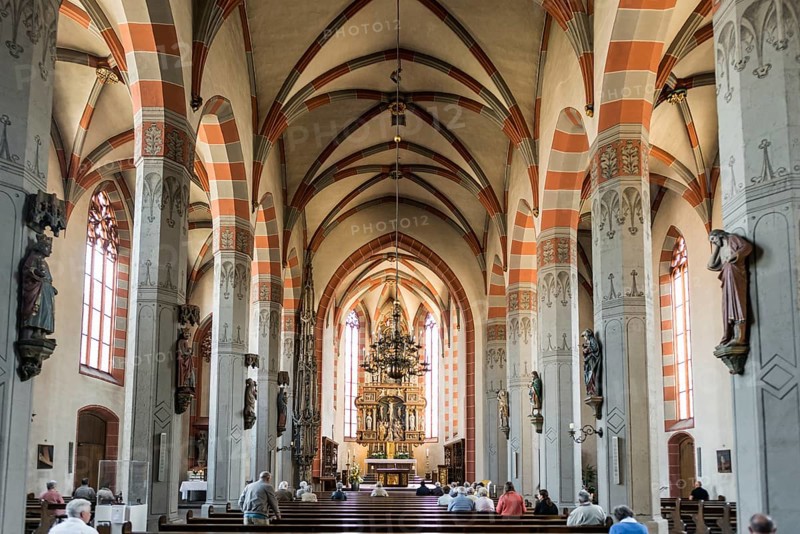 Church of St Andrew, Ochsenfurt, Mainfranken, Lower Franconia, Franconia, Bavaria, Germany, Europe