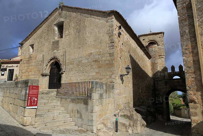 Iglesia de Santiago church in historic medieval town of Trujillo, Caceres province, Extremadura, Spain, Europe