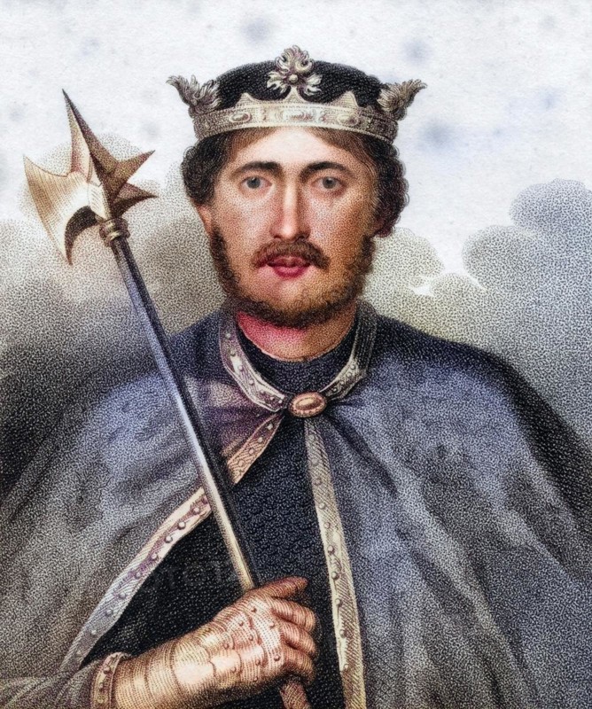 Richard I. alias Richard Lionheart English monarch 1157-1199, Richard I aka Richard The Lionheart English monarch 1157-1199 Engraved by Bocquet from the book A Catalogue of the Royal and Noble Authors published 1806, Historic, digitally restored reproduction from a 19th century original, Record date not stated