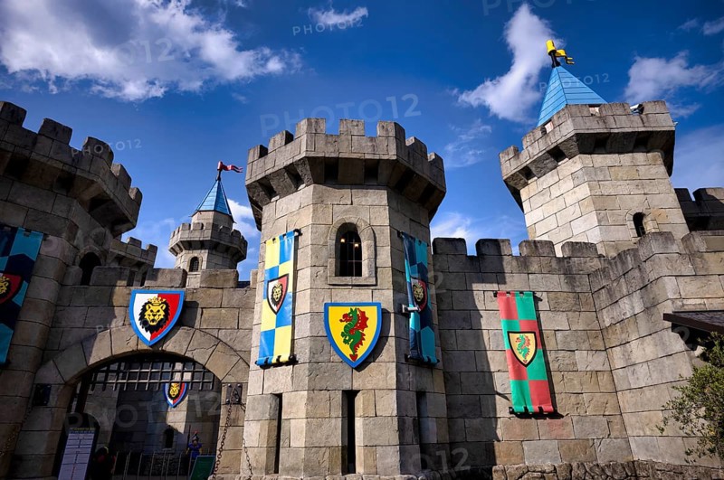 Knight's castle, Land of Knights, LEGOLAND theme park, Germany, Günzburg, Bavaria, Germany, Europe
