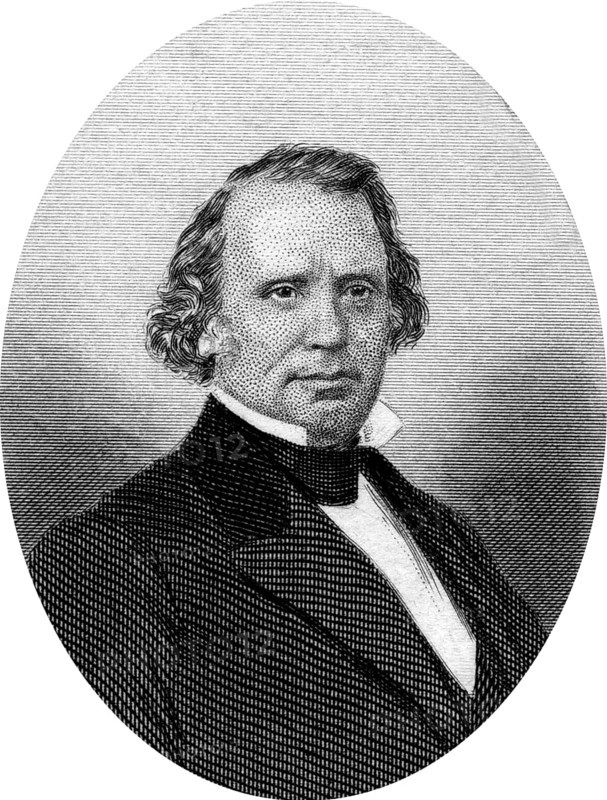 Engraving of Henry Wilson (16 February 1812 â€“ 22 November 1875), the 18th Vice President of the United States (1873â€“1875) and a Senator from Massachusetts (1855â€“1873) .Original engraving by John Buttre, circa 1866