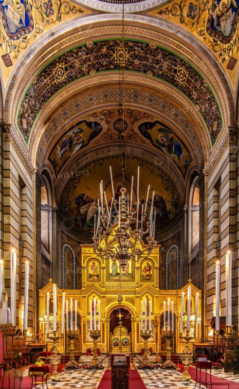 Serbian Orthodox Church of San Spiridione on the Grand Canal in the heart of Borgo Teresiano, Trieste, harbour city on the Adriatic, Friuli, Italy, Trieste, Friuli, Italy, Europe