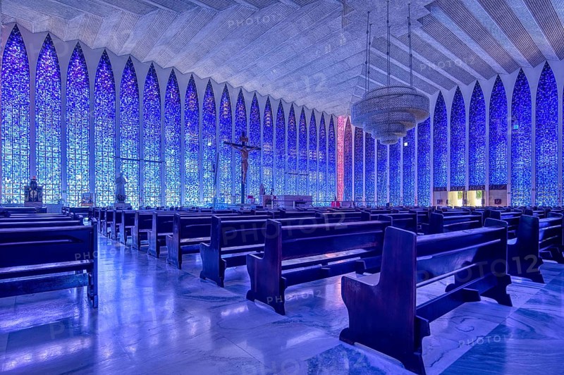 Don Bosco Church, designed by Carlos Alberto Naves, World Heritage Site, Brasilia, Federal district, Brazil, South America
