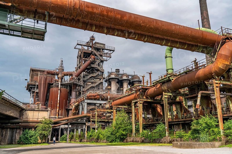 Landschaftspark Duisburg Nord, Hochhofe 1 and 2, North Rhine-Westphalia, Germany, Europe