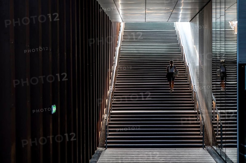 Access, entrance, to the Danish Architecture Centre, Dansk Arkitektur Center, DAC, Copenhagen, Denmark, Europe
