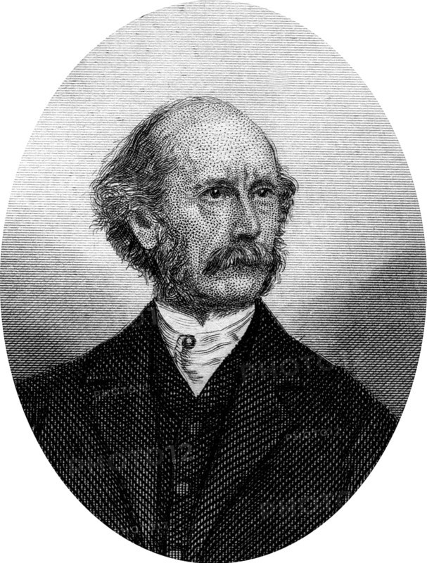 Engraving of Lafayette Sabine Foster (November 22, 1806 â€“ September 19, 1880), a nineteenth-century American politician and lawyer from Connecticut. He served in the United States Senate from 1855 to 1867 and was a judge in the Connecticut Supreme Court from 1870 to 1876. Original engraving by John Buttre, circa 1866
