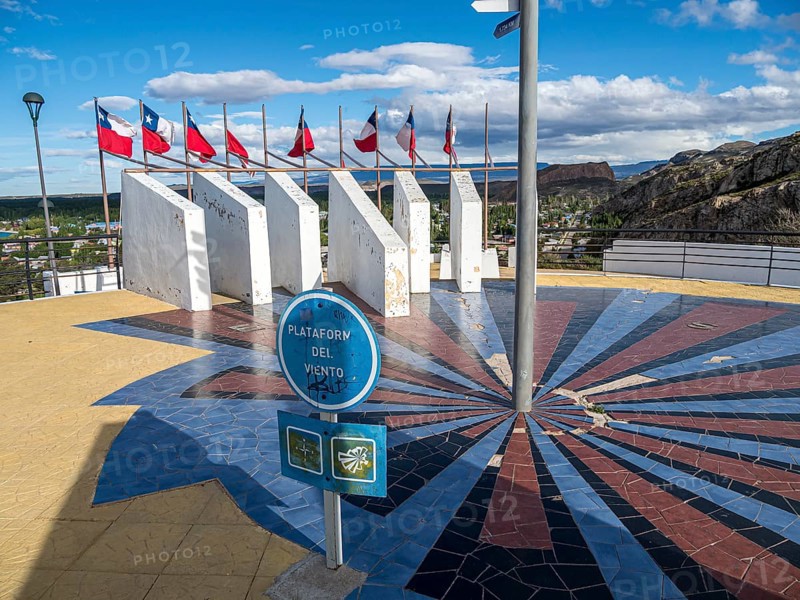 Viewpoint Plataform del Viento, Chile Chico at Lago General Carrera, Patagonia, Chile, South America