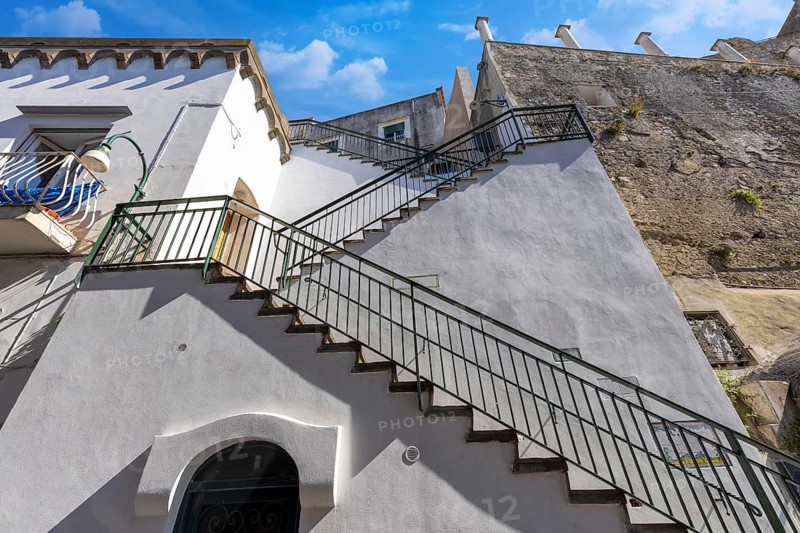 Italy, scenic colorful streets of Capri town on Capri Island close to Naples, Europe