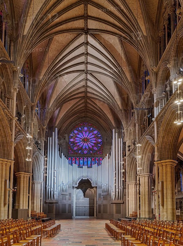 Nidaros Cathedral Inside Trondheim Norway