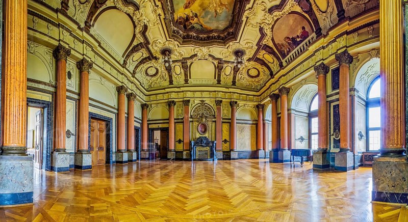 Palais Innen Panorama Bückeburg Germany